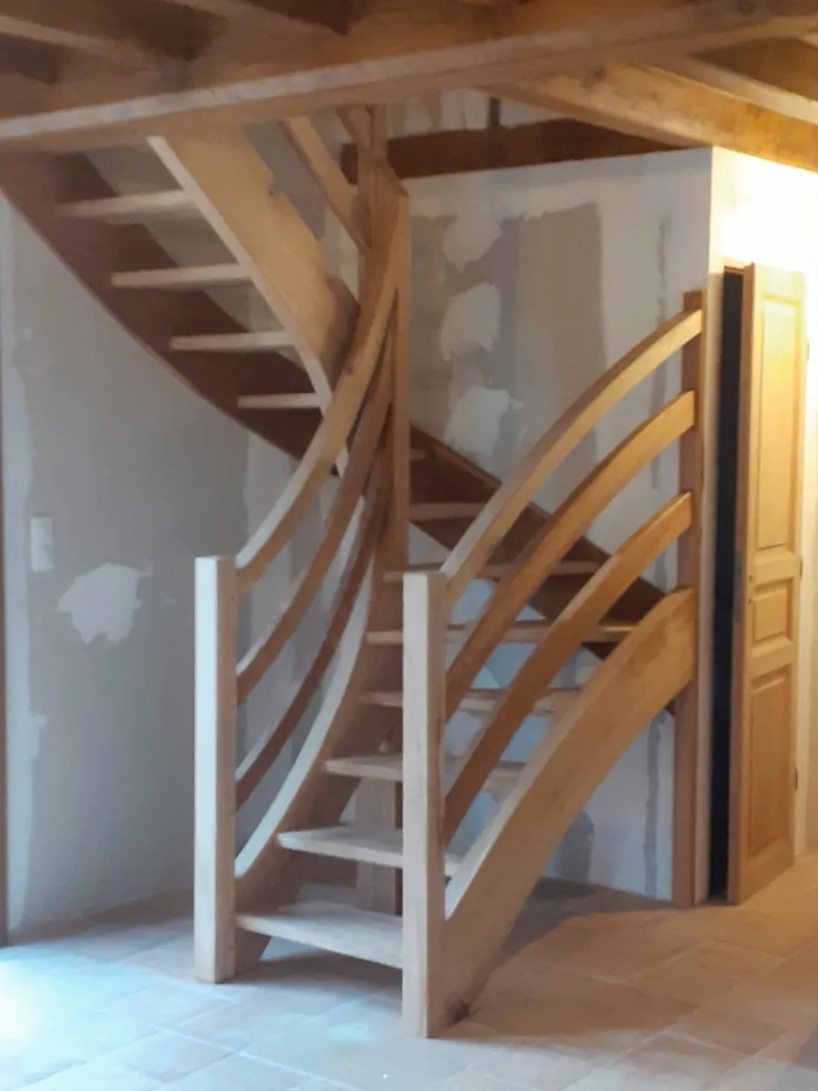 Escaliers massifs sur mesure